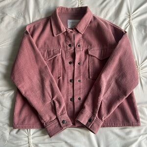 Celebrity Pink Mauve Corduroy Shacket